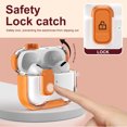 thumbnail image 3 of Rugged Case for AirPods Pro 2, HD Clear & Contrast Color Design Shockproof Cover for Airpods Pro 2nd Generation 2022 with Switch and Carabiner, 3 of 9