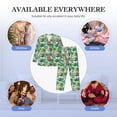 thumbnail image 7 of KLL Succulents 1 Sleepwear Mens Flannel Pajamas,Long Cotton Pj Set, 7 of 7