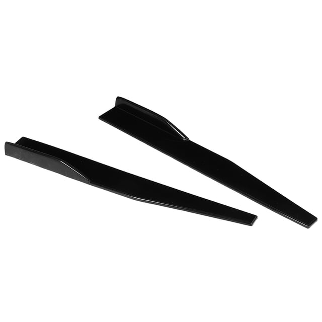 Faldas Latales, Accesorios ProncTicos de Accesorios Splitters de Balancines de color Negro Brillante para Automotriz para Automotriz