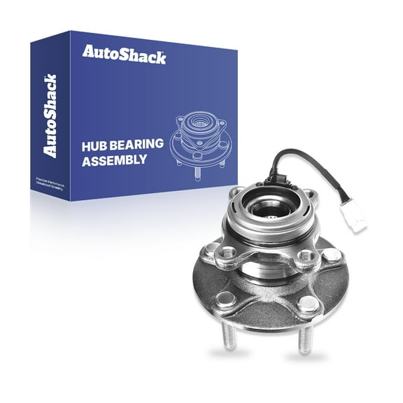 AutoShack Rear Wheel Hub Bearing Assembly Left or Right with ABS Replacement for 2007-2013 Suzuki SX4 1-PC