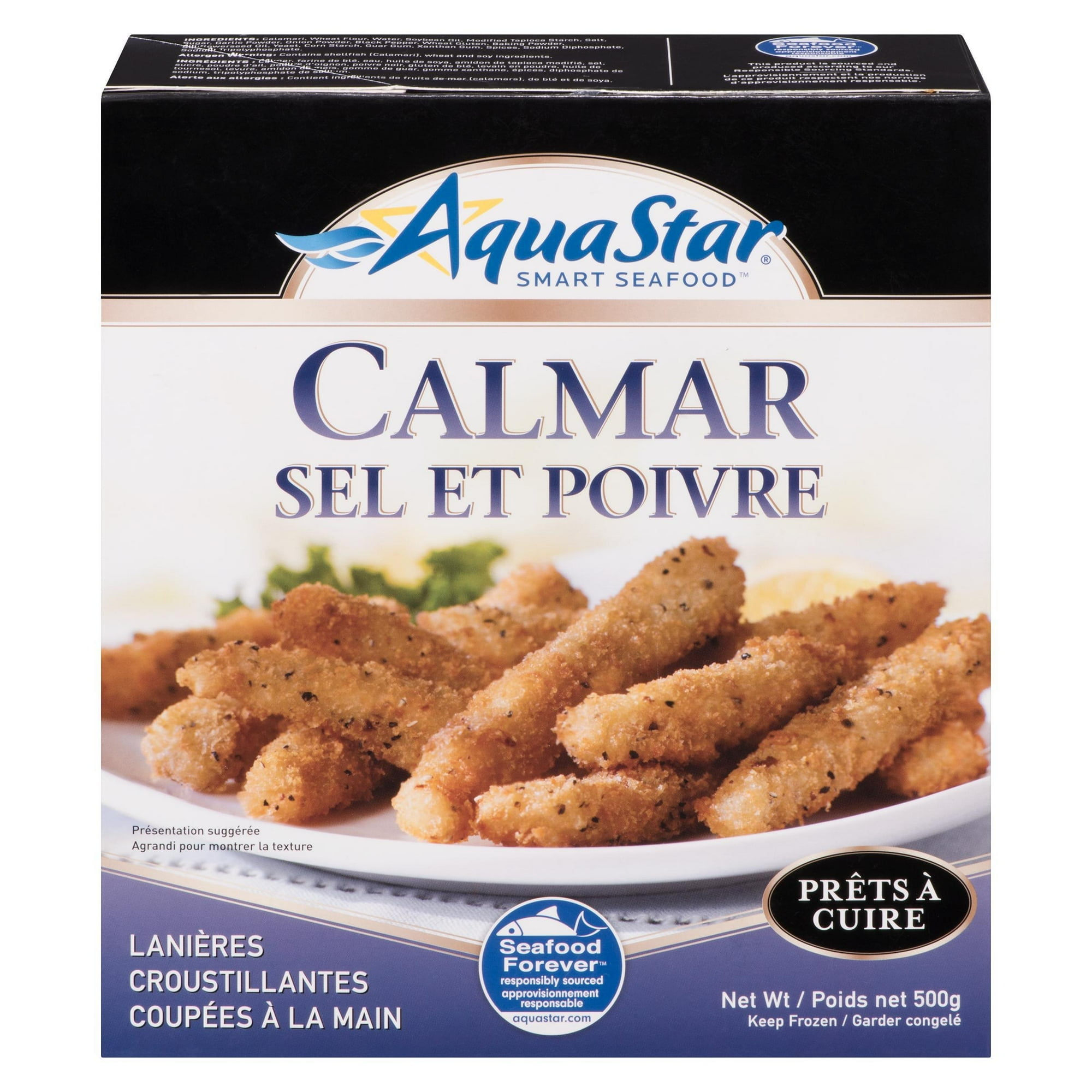 Prets A Cuire , Calmar au sel et au poivre Aqua Star