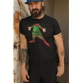 thumbnail image 2 of Old Glory Mens Christmas Happy Elf Short Sleeve T Shirt, 2 of 5