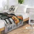 thumbnail image 5 of Music Piano Blanket Piano gifts for Girl Women Piano throw blanket for couch sofa bed soft warm flannel fleece for kids adults 40"x50", 5 of 6