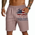 thumbnail image 2 of Fabrcox 1776-2026 250 Anniversary USA Shorts Mens Flag Print 4th July Shorts Men Lightweight Travel Celebration Patriotic Mens Shorts with Pockets M, 2 of 4