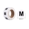 thumbnail image 2 of Unique Bargains Clothing M Medium Size Sticker Label Coding Label 25mm/1inch Dia 1 Roll 500 Round Adhesive Labels, 2 of 5