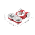 thumbnail image 3 of 2pcs Car Battery Terminal Connectors Clamps Cables, 3 of 9