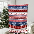 thumbnail image 2 of Christmas Blanket Gift for Boys Girls, Christmas Snow Moose Throw Blanket Gifts for Kids Reindeer Decor Christmas tree Plush Soft Lightweight Flannel Fleece Snowflakes Blankets for Sofa Bed 50x40In, 2 of 6