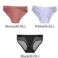 thumbnail image 2 of See-Through Intimates Seamless Breathable Women Lingerie Underpants Panties Briefs BLACK XL, 2 of 8