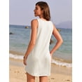 thumbnail image 3 of Traje de baño Coverup AI'MAGE Hollow Out de ganchillo blanco S-3XL para mujer, 3 of 4
