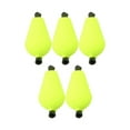 thumbnail image 1 of 5Pcs/Set Fly Fishing Floating Foam Units Teardrop Strike Indicator Yellow, 1 of 9