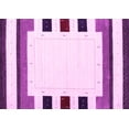 thumbnail image 1 of Ahgly Company Indoor Rectangle Solid Pink Modern Area Rugs, 2' x 4', 1 of 4