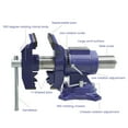 thumbnail image 2 of 6" Bench Vise, 2 in 1 Multi-Jaw Bench Vice with 360 Degree Head and Swivel Base, Heavy Duty Table Vise for Clamping Fixing Equipment Home or Industrial Use, 2 of 5