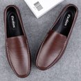 thumbnail image 5 of Men's Casual Loafers Slip On Leather Shoes Comfort Driving Shoes Moccasins Classic Penny Loafer Flats Boat Shoes, 5 of 10