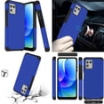thumbnail image 3 of BD Dual Cover Designed for Moto G Power 5G 2023 Case (Cobalt Blue) Shockproof Protector Armor Case with Digital LED Display Fast Charging USB-C to USB-C Cable (3.3 Feet), 3 of 4