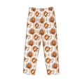 thumbnail image 6 of Uemuo Cute Squirrel Pattern Men's Wide Leg Palazzo Lounge Pants with Pockets Light Weight Loose Comfy Casual Pajama Pants-Small, 6 of 9