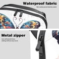 thumbnail image 4 of Butterfly Waterproof Oxford Cloth Hard Drive Case Organizer for Electronic Gadgets - Charger Case, Travel Organizer, Cord Organizer Travel Small, Appliance Cord Organizer - 5.9x9.44x3.14 in, 4 of 6