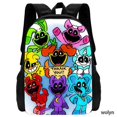 thumbnail image 1 of Smiling Critters Student Schoolbag, Schoolbag, 3D Printing, Game Character, Travel Bag-Youyoupin, 1 of 3