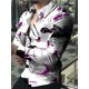 thumbnail image 1 of Camisas de lujo con estampado de leopardo para hombre, camisas de botonadura sencilla, blusas hawaianas de manga larga con estampado de turbulencias informales para hombre, 1 of 6