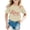 Beige, variant on Adeawade Girls Valentine'S Day Tops Short Sleeve Blouse Cartoon Prints T Shirt O Neck Leisure Tee Classic Basic Playsuit Beige 1-2 Years