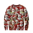 thumbnail image 5 of Wutalume Men's Funny Christmas Sweater, Holiday Pullover 2025 with Novelty Crewneck Design, Festive Gift for Parties,Red M, 5 of 5