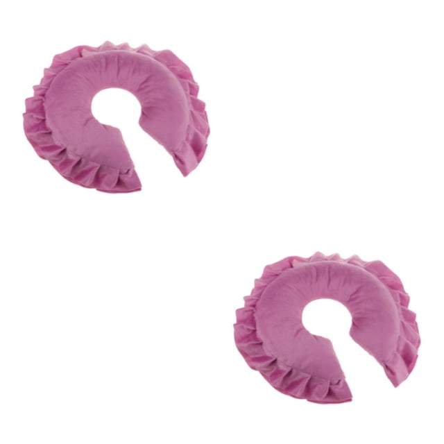 Bearachild Soft Spa Masaje Cuna Cara Almohada Cuello Cabeza Cojín Viaje Rosa Rojo Type1