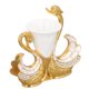 thumbnail image 1 of Juego De Cuchara De Cena Decorativa, Juego De Vajillas De Forma De Cisne Exquisito Con Elegante Soporte De Cuchara Con 6 Cucharas Para Frutas De Café., 1 of 7