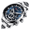 thumbnail image 2 of Reloj Hombre Elegante Clásico Negocios Contra Agua Ejecutivo Plateado Lab.G Reloj para Hombre, 2 of 4