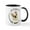 White/Black Inside, variant on CafePress - Fawn Frenchie IAAM Mug - 11 oz Ceramic Mug - Novelty Coffee Tea Cup
