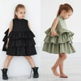 thumbnail image 4 of New Fashion Toddler Kids Baby Party Princess Ruffle Tutu Princess Formal Dress Girls Clothes, 4 of 5