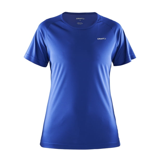 Craft - Camiseta de manga corta deportiva y ligera modelo Prime para mujer (Azul cobalto)