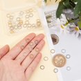 thumbnail image 4 of Jump Ring PH PandaHall chapado en oro de 24 quilates, 8 mm, 60 unidades, latón, 4 of 5