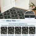 thumbnail image 4 of Hasoo Washable Living Room Area Rug 9x12 Large Modern Floral Non-Slip Soft Foldable Indoor Black Carpet, 4 of 5