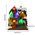 thumbnail image 3 of Cabaña De Resina Luminosa Led De Navidad Casa De Nieve De Navidad Regalo De Decoración De Navidad Para Niños O Amigos Yuarrent HA041412-04, 3 of 6