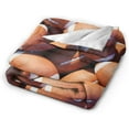 thumbnail image 4 of Football Blanket for Women Men, Cool Football Themed Design Printed Throw Blankets for Teens Adults Lap, Chair Sofa, Warm Soft Cozy Blanket, 50"x 60", 4 of 6