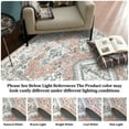 thumbnail image 5 of Haperlare Vintage Runner Rugs for Hallway,Machine Washable Non Slip Entryway Rugs,Pink Rugs for Laundry Kitchen,2'x6' Indoor Floor Mat, 5 of 7