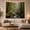 Green Creek, variant on Sequoia Redwood Forest with Mossy Rocks and Ferns, Serene Boho for Nature Lovers, Botanical Wall Art Decor, Housewarming Gift, Tapestry Wall Hanging for Living Room and Bedroom