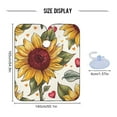 thumbnail image 4 of JSTEL Sunflower Heart Vintage Waterproof Barber Cape for Men Women Beard Shaving Bib Apron Professional Hair Cutting Cloth, 65 x 55 inch, 4 of 6