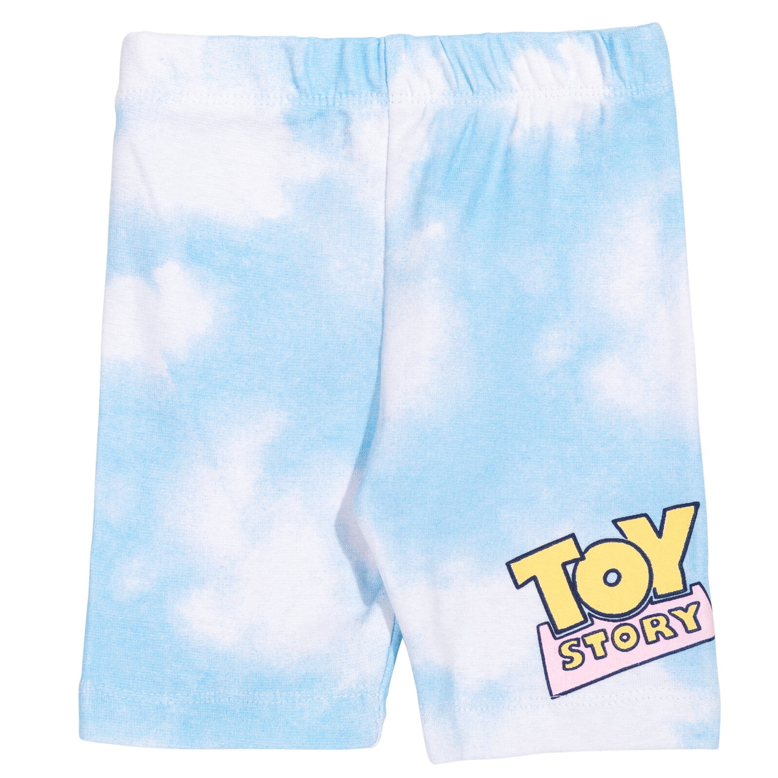 Disney Toy Story Toddler Girls' 2-Piece T-Shirt and Bike Shorts Set Toy Story Pink Blue