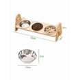 thumbnail image 5 of Platos/tazones Xtellar color cafe Elevados Ajustables Para Perros Y Gatos, 5 of 5
