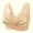 Beige bras, variant on Pimelu Bras for Women Push Up Bras Womens Wireless Bra Front Closure Button Plus Size Push up Bralettes Seniors Breathable Comfort Compression Daily Bras Underwear