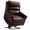 Brown, variant on Power Lift Recliner Chair for Elderly with Adjustable Headrest, Massage and Heat, Lay Flat, Brown