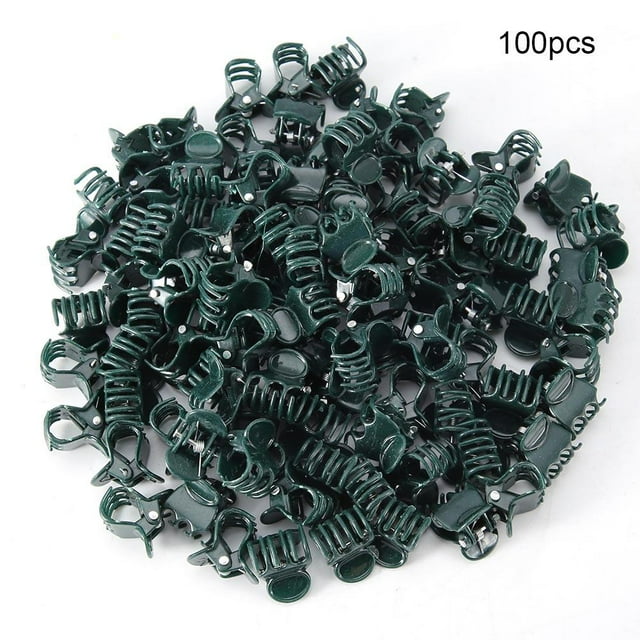 FLAMEEN Mini Clip, Durable Plastic Easy To Clip Orchid Clip, Stolon Plants For Orchids Watermelon Vines Strawberry Vines