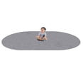 thumbnail image 5 of Endurance 12' x 7'6" Oval Area Rug in color Silver, 5 of 5