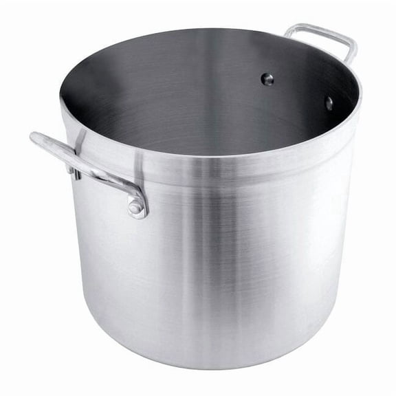 CRESTWARE HPOT40 Heavy Duty Stock Pot, 40 qt, Aluminum