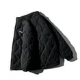thumbnail image 1 of Abrigo de pan cálido de color sólido de invierno para hombre Abrigo de algodón con capucha informal Pompotops  oipoqjl20381, 1 of 9