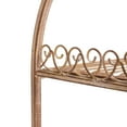 thumbnail image 6 of SAFAVIEH Amaris Outdoor Wrought Iron 4 Tier Bakers Rack, Rusty Orange, 6 of 7
