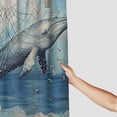thumbnail image 3 of Orinice Thick waterproof shower curtain set for bathroom accessories, dolphin theme print, beautiful wide fabric toilet curtains, polyester set for bathroom bathroom 60x72, 3 of 7