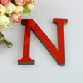 thumbnail image 2 of Xihbxyly Adhesivo de Pared Acrílico para Espejo Diy, Dorado, 26 Letras de La a A La Z, Decoración Moderna para El Hogar, Elegante Arte de Pared para Oficina, Fácil de Despegar y Pegar, Decoración par, 2 of 2