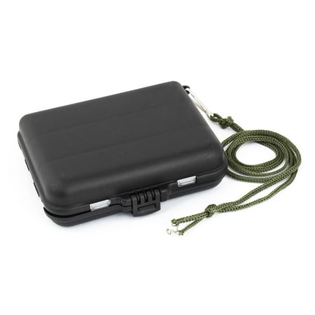 Black Plastic 11 Compartments Electronic Components Box Holder