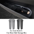 thumbnail image 2 of Car Door Side Storage Box For Tesla Model X Waterproof TPE Gate Slot Anti Dirty Storage Organizer Tidying Interior Accessories, 2 of 7